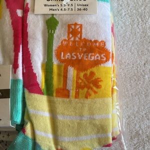 New Never used Sock atomica: 8 Pair welcome to Las Vegas socks